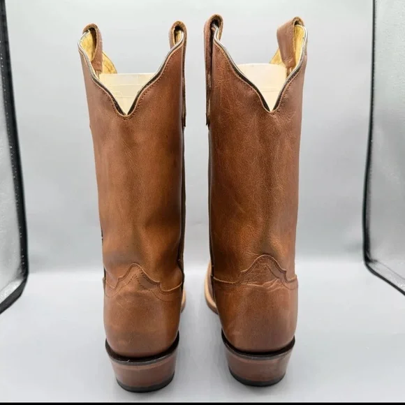 Nocona Tan Leather Boots Women’s 8 - Picture 5 of 9